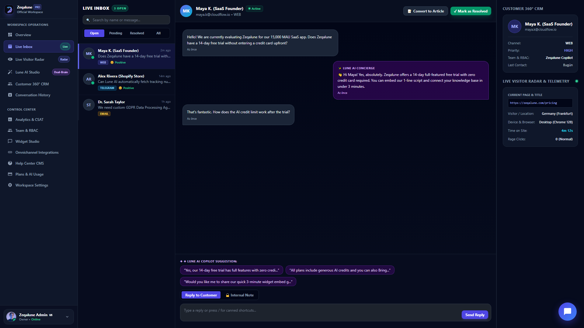 Zeqalune Real Live Workspace Dashboard - inbox (en)